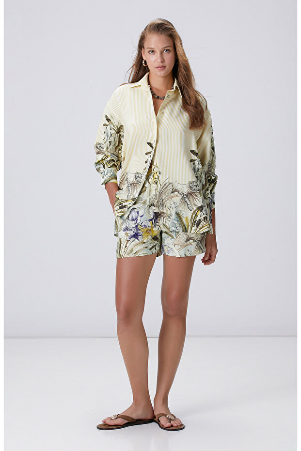 Sarı Yeşil Gömlek - 3