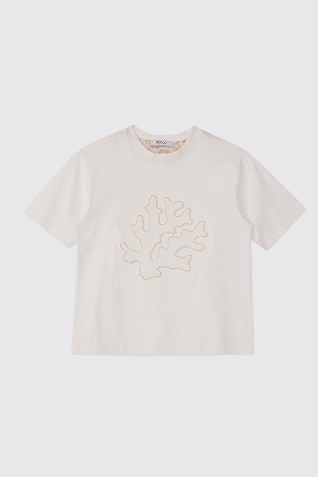 Boy's Short Sleeve White T-Shirt