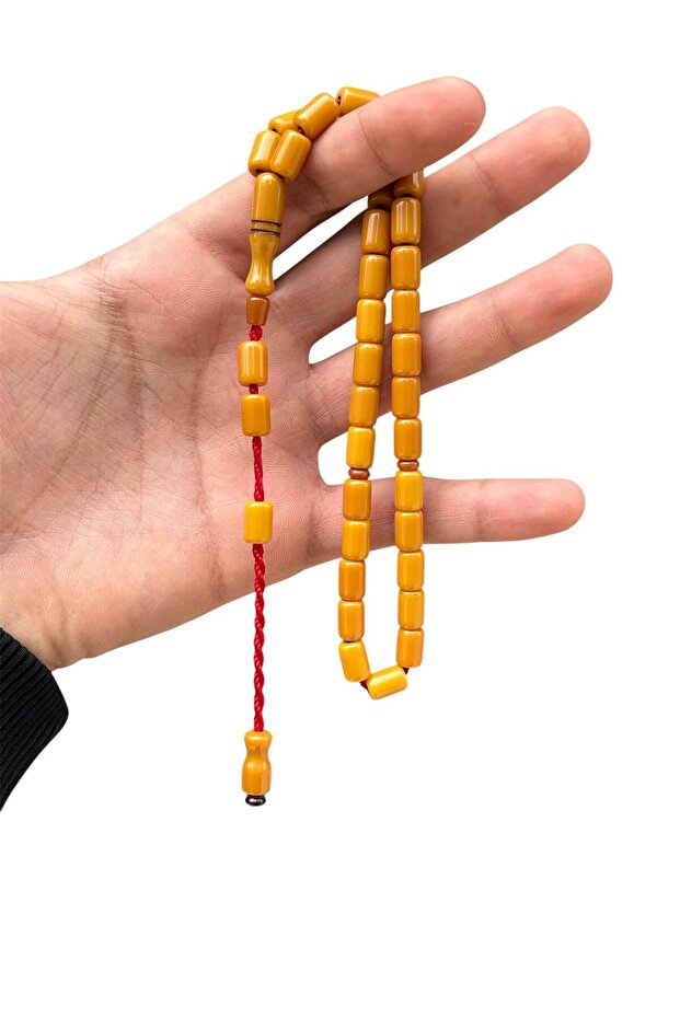 قطع خرز التسبيح من العنبر المضغوط