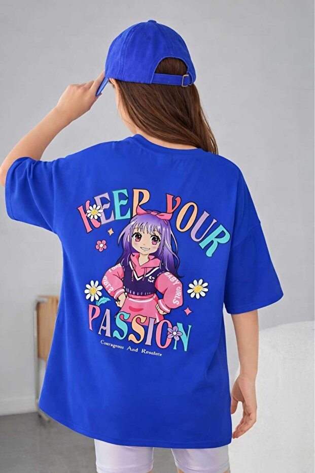 Keep Your Passion Printed Unisex Children's T-Shirt 4Gh2