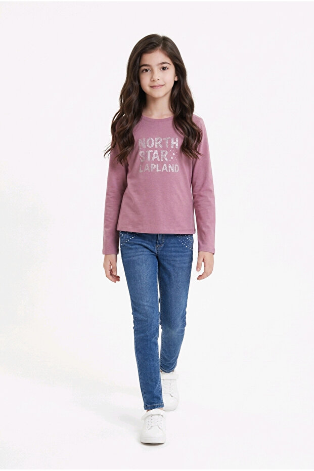 Bluza cu guler rotund