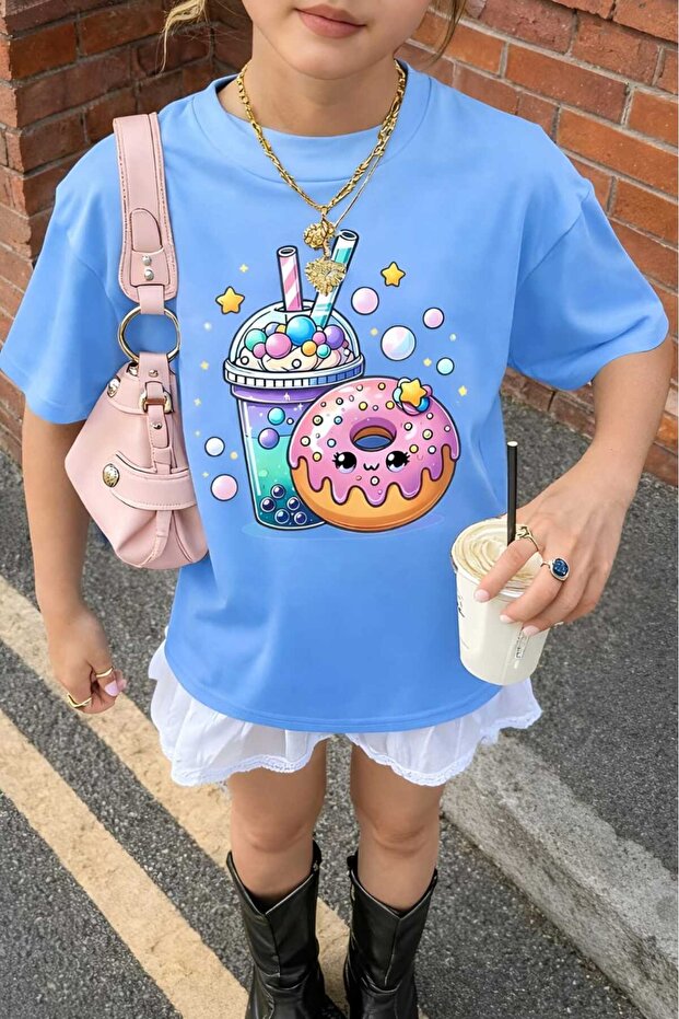 Donald Printed Unisex Children's T-Shirt 4Gh1