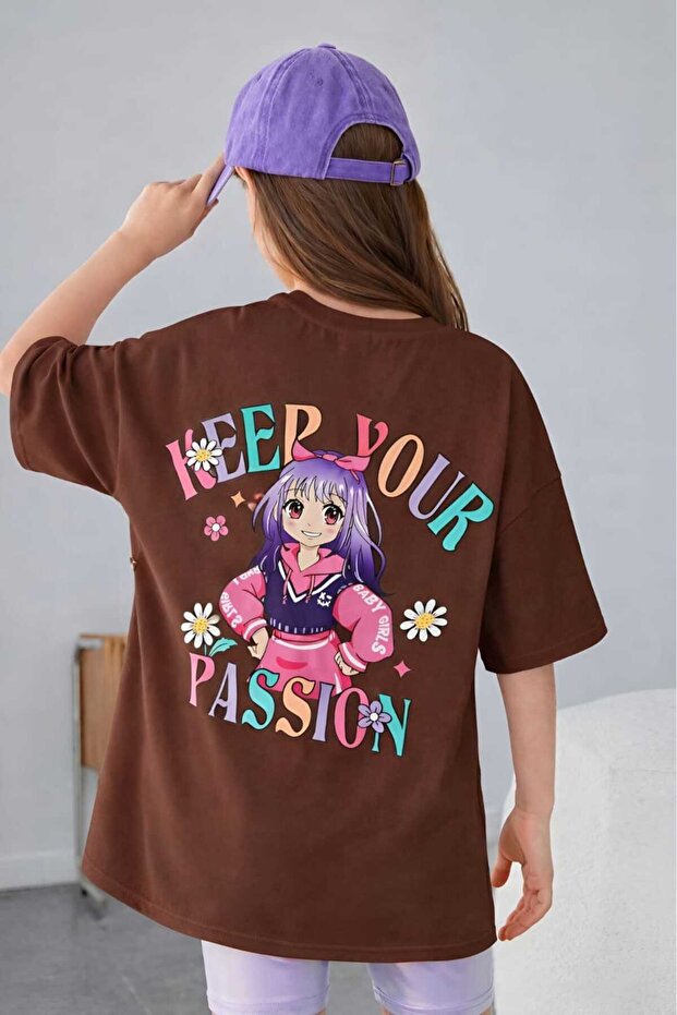 Keep Your Passion Printed Unisex Children's T-Shirt 4Gh2