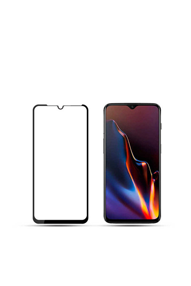 واقي شاشة زجاجي مقاوم للكسر لهاتف Galaxy A01 - أسود
