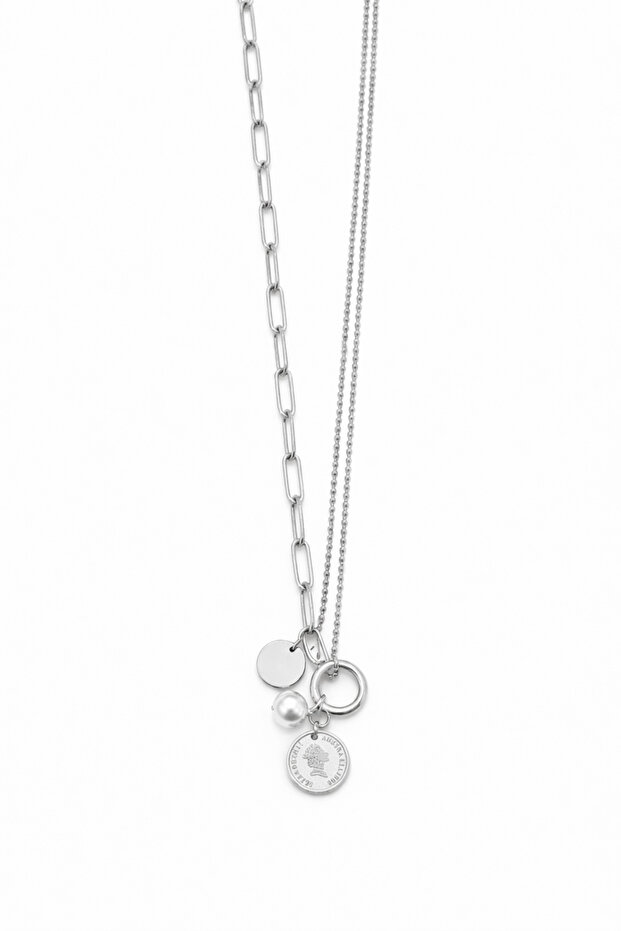 Women's Steel Elizabeth Necklace Does Not Fade