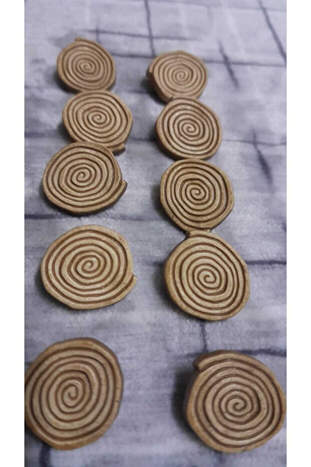 Polyester Button 24 Boy 14 mm 10 Pieces