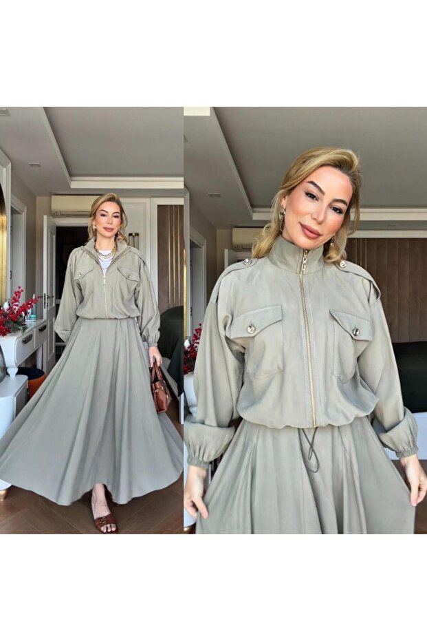 Tencel Fabric Skirt Suit
