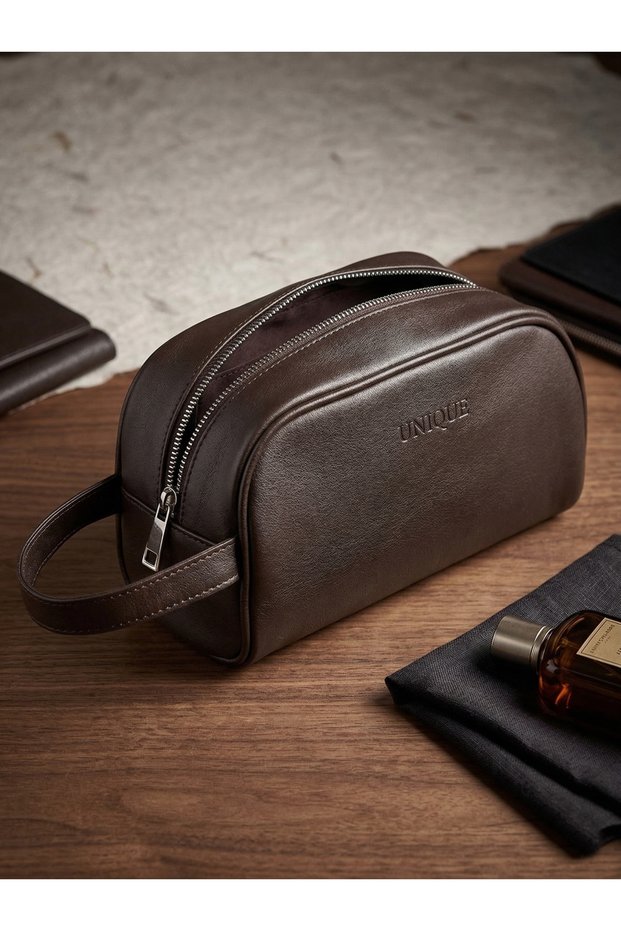 Men's Shaving Bag - Travel Bag - Personal Care Bag - Men's Cosmetic Bag - Hand Bag