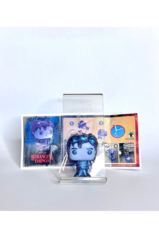 Kinder Joy Stranger Things Steve Upside Down Pop Bits Charm Figür