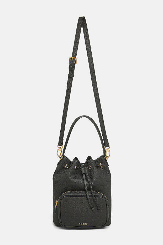 SİYAH MONOGRAM ÇANTA - 2