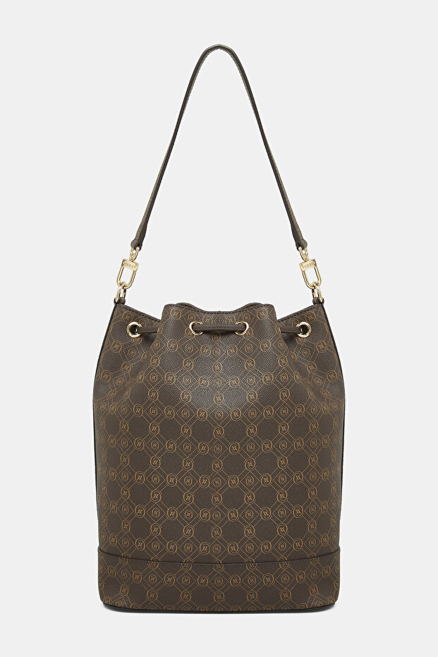 KAHVE MONOGRAM ÇANTA - 4