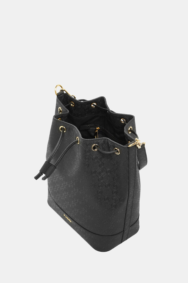 SİYAH MONOGRAM ÇANTA - 7