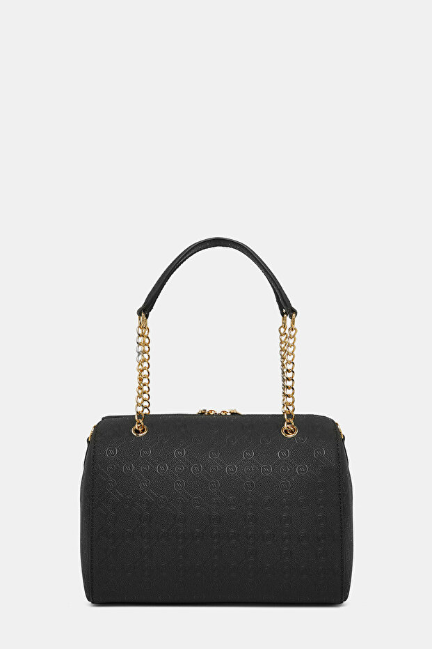 SİYAH MONOGRAM ÇANTA - 4