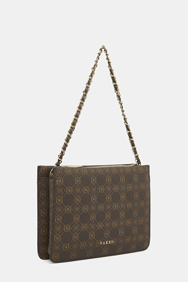 KAHVE MONOGRAM ÇANTA - 3