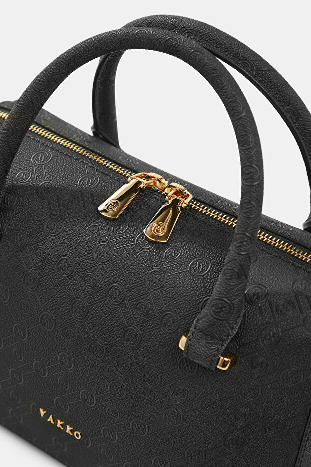 SİYAH MONOGRAM ÇANTA - 5