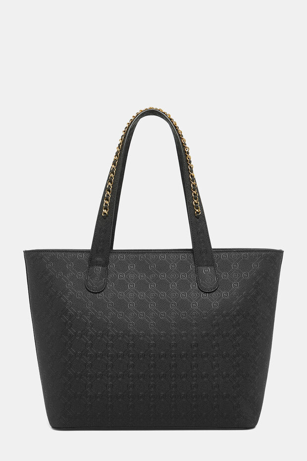 SİYAH MONOGRAM ÇANTA - 4