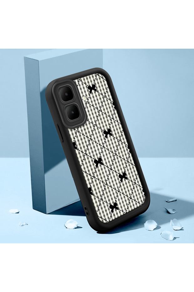 Infinix Smart 10 Compatible Striped Pattern Camera Protected Slim Soft Silicone Phone Case