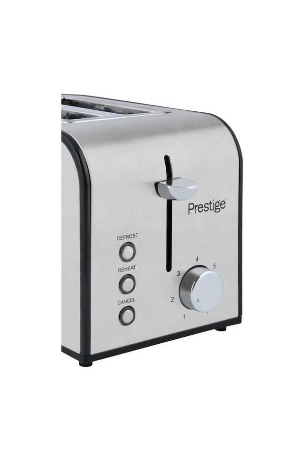2 Slice Toaster, 800W, Silver - 5