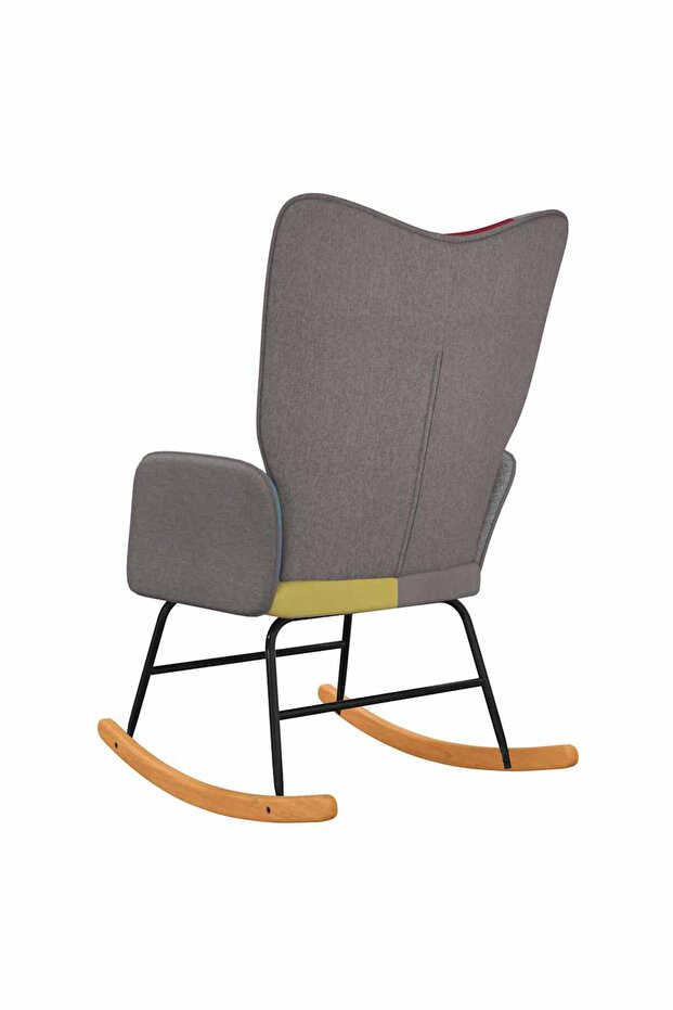 Scaun balansoar, mozaic, material textil - 5