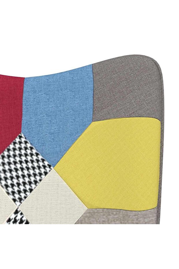 Scaun balansoar, mozaic, material textil - 6