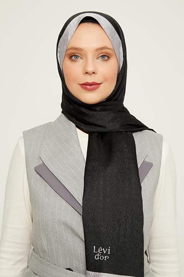 شال مونوجرام بنمط حلقة - 1