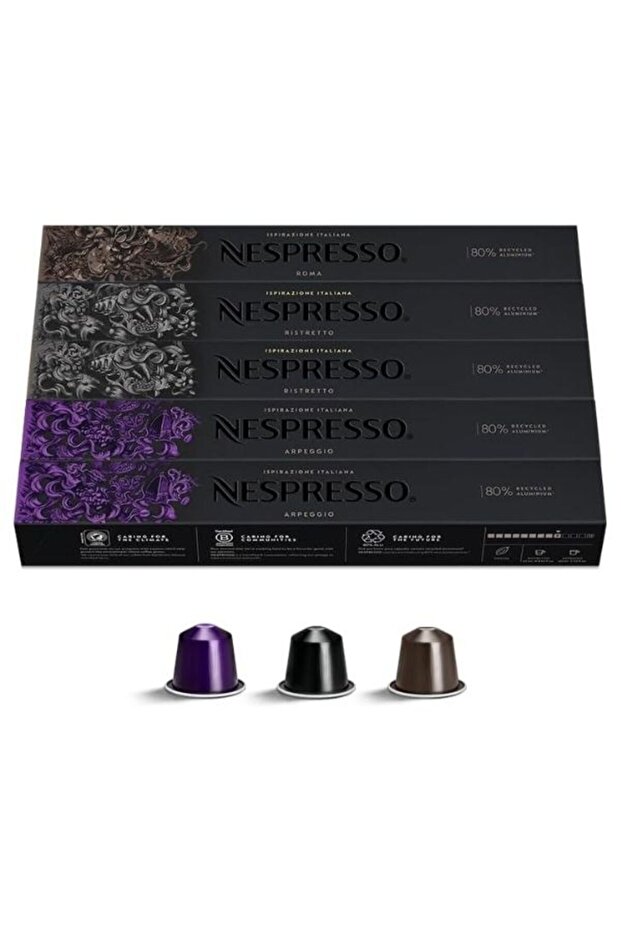 Intense Coffee Capsules - 50 Capsules