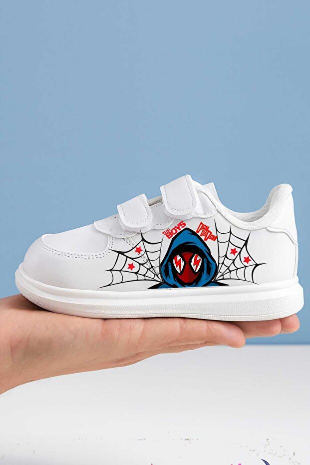 KANATLI ÖRÜMCEK BASKILI ÇOCUK SNEAKER