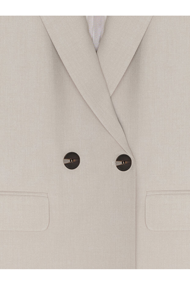 60795 Blazer Ceket-Taş - 7