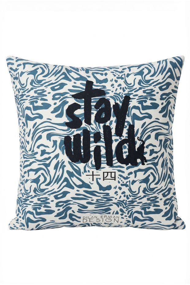 Stay Wild Throw Pillow Cover