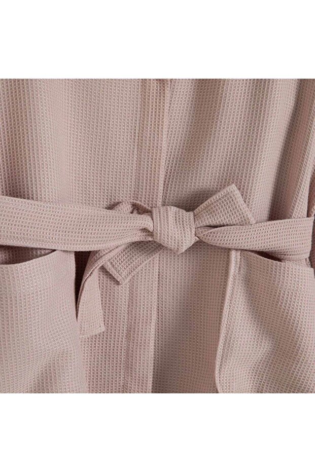 Lıttle Basıc Kapüşonlu Bornoz Pembe - 4