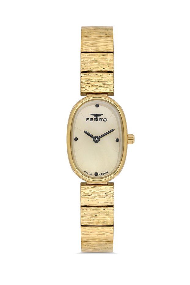 Yellow Steel Cord Women's Wristwatch Fl21600A-B4 3Atm Waterproof 2 Year Warranty Gift-Packed