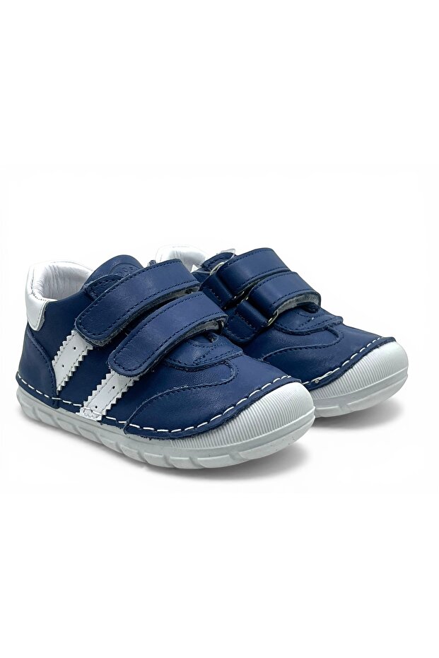 Leather Orthopedic Sole Baby Boy First Step Shoes