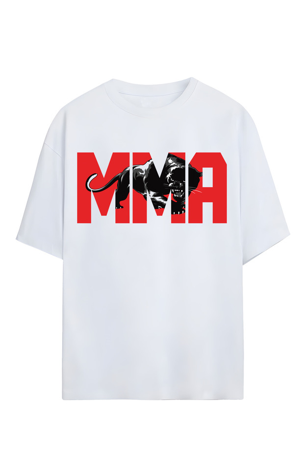 Ufc Mma Printed Unisex 100% Cotton Oversize T-Shirt