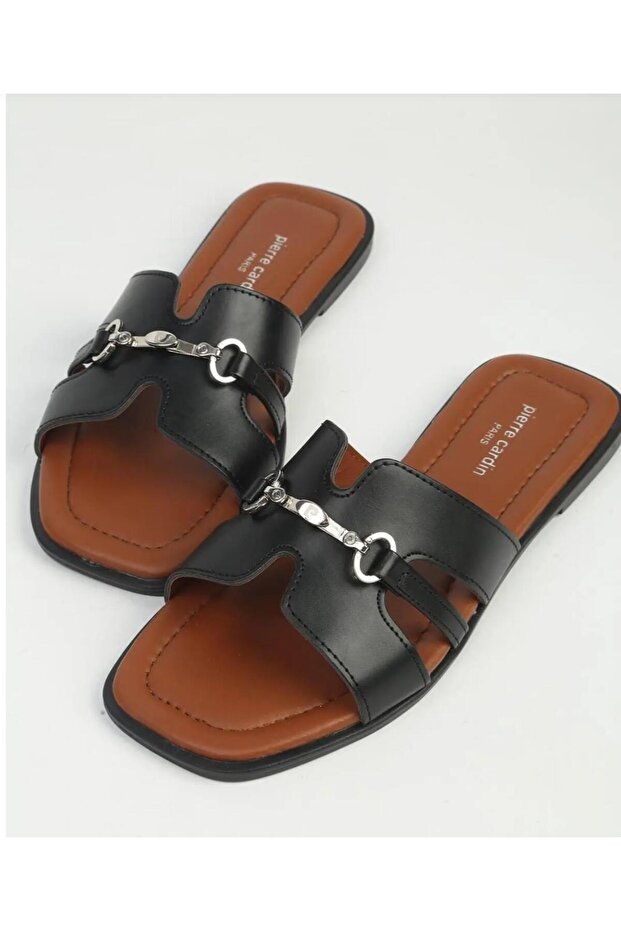 Pc-55740 شبشب نسائي ذو نعل مسطح وناعم ومقدمة مدببة