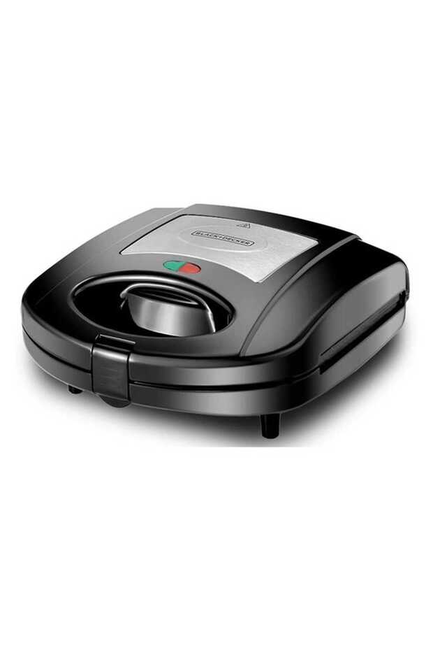 Black+Decker 3 In 1 Interchangeable Sandwich Maker, Black, TS2130-B5