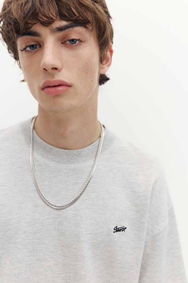 Kısa kollu logolu sweatshirt - 5