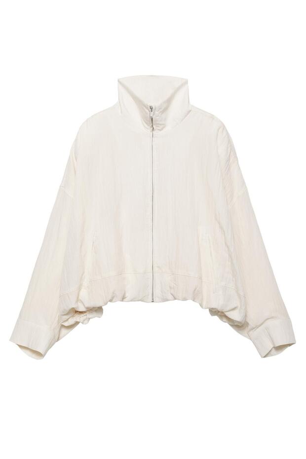 Dik yaka balon ceket - 3