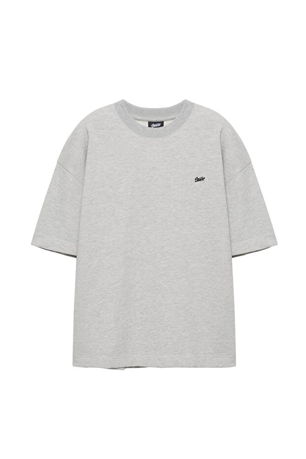 Kısa kollu logolu sweatshirt - 3