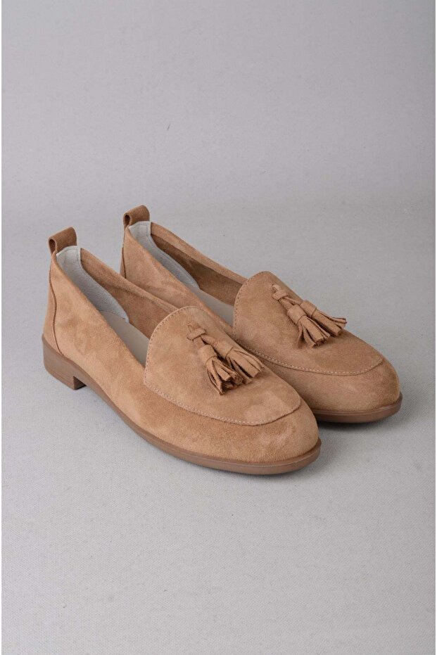 Seç 2504 genuine leather women's ballets cigar