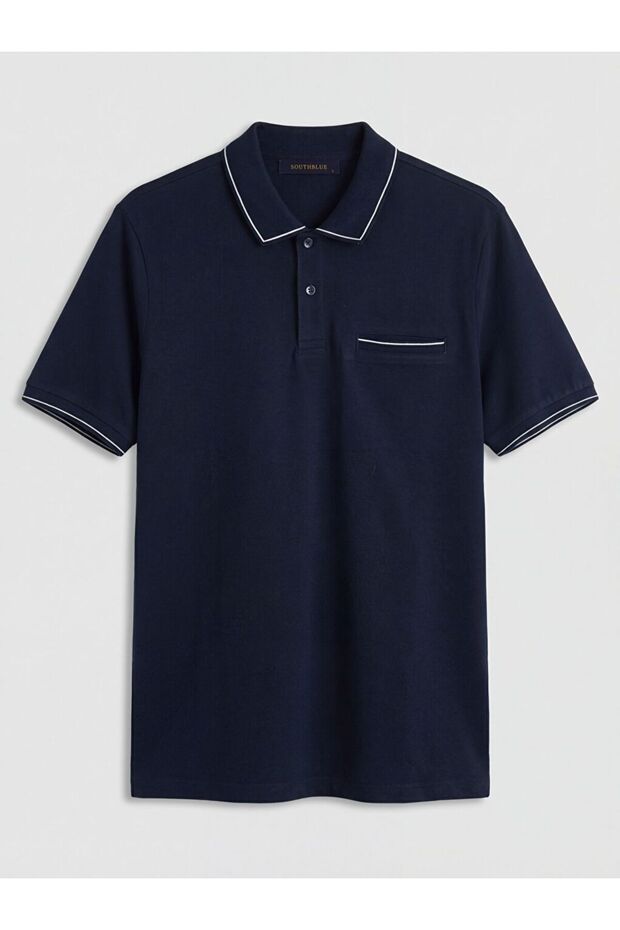 Polo Neck Pique Men's T-Shirt
