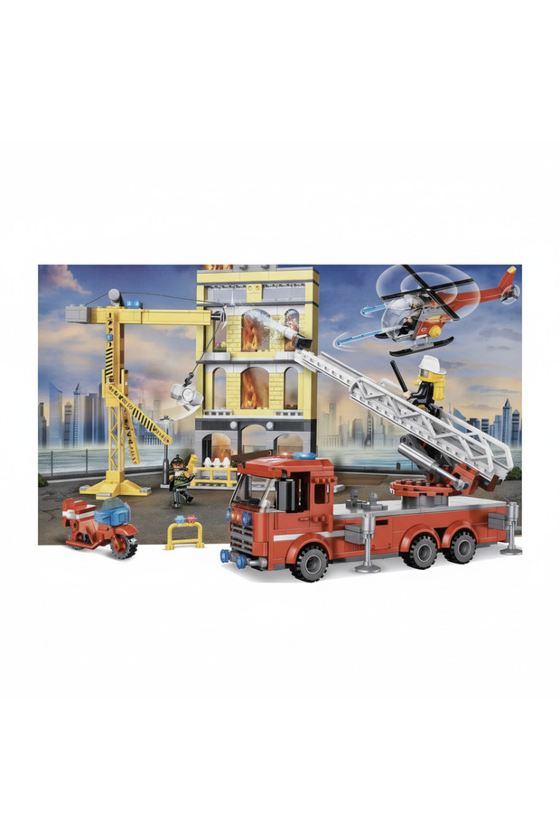 Cogo City Fire at the Construction Site