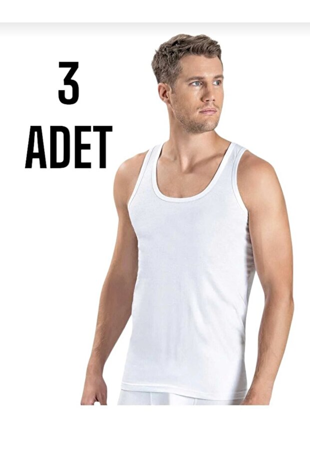 Silver 3-Pack Men's Sleeveless Combed Cotton Undershirts