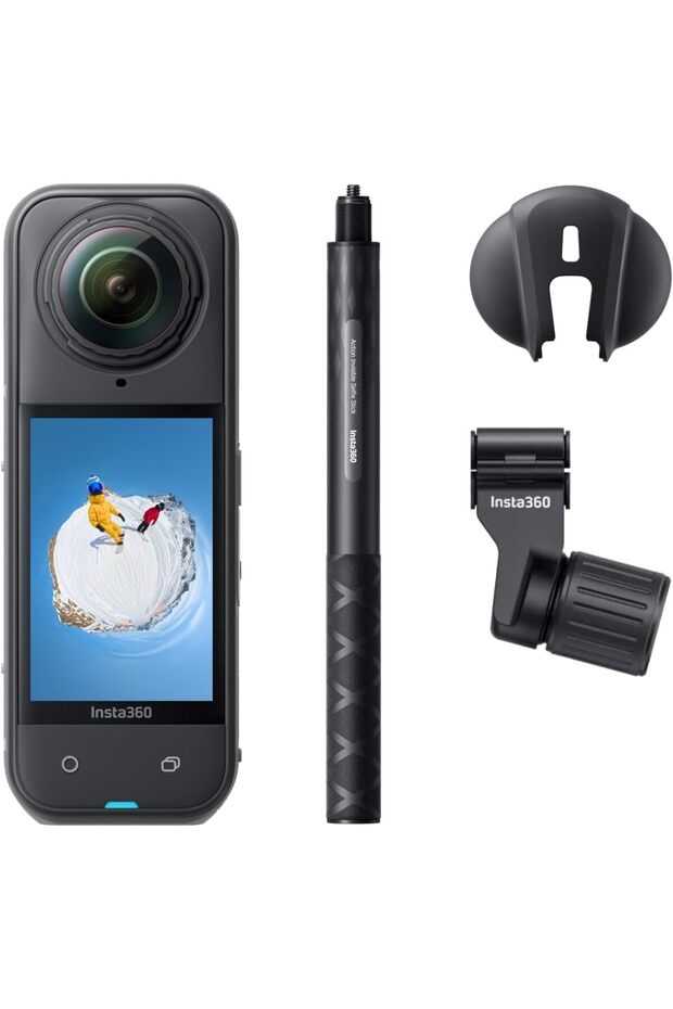Camera video sport X5, 8K, Ski Bundle - 1