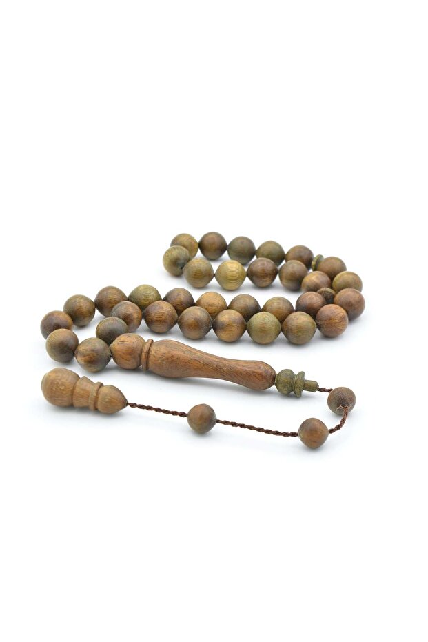 Systematicly Cut Starling Wood Beads in Large Size Brown Rosewood Wood.