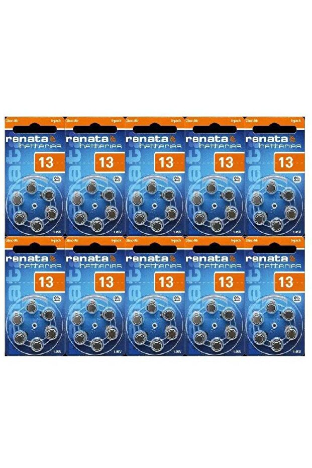 ZA HEARING AID BATTERY SIZE 13 - 60'S