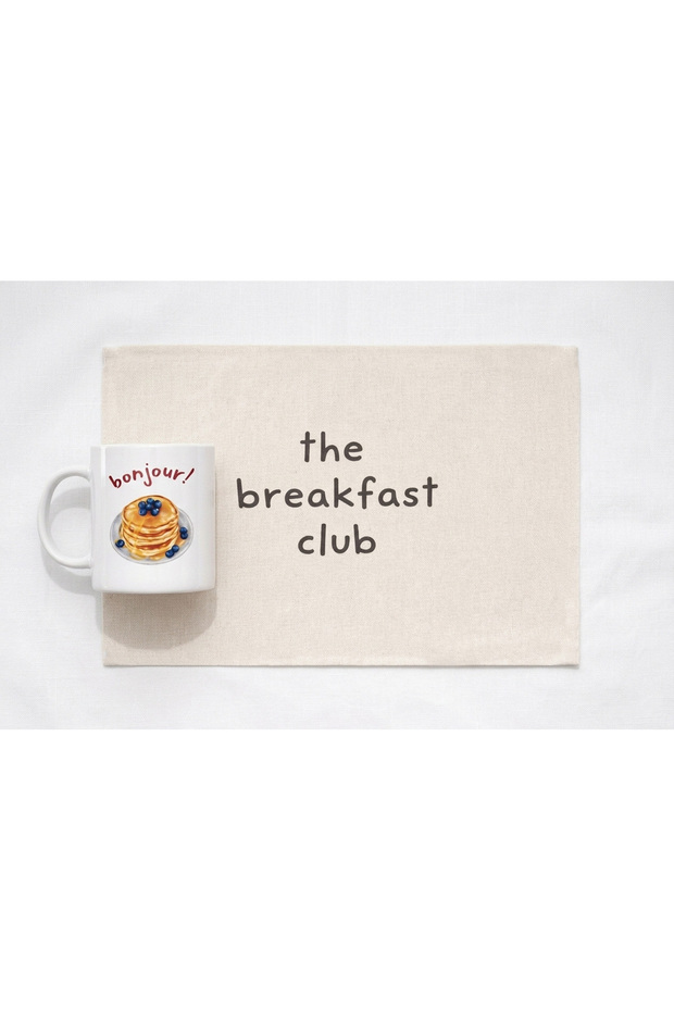 Breakfast Linen American Service and Bonjour Mug Set