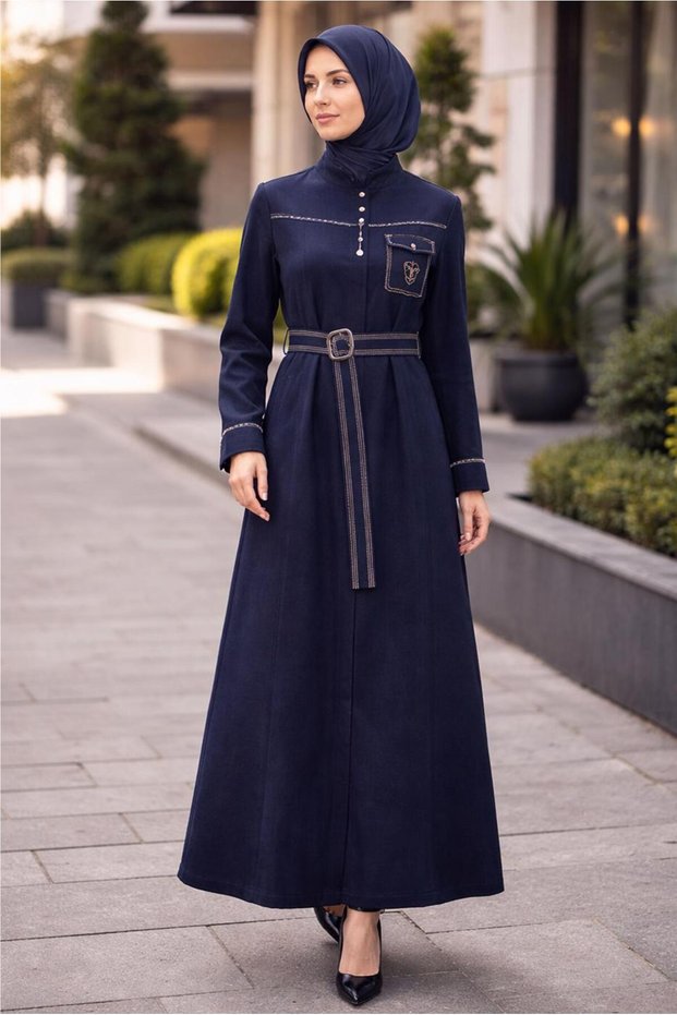 BELTED PARDES WITH POCKET 10682