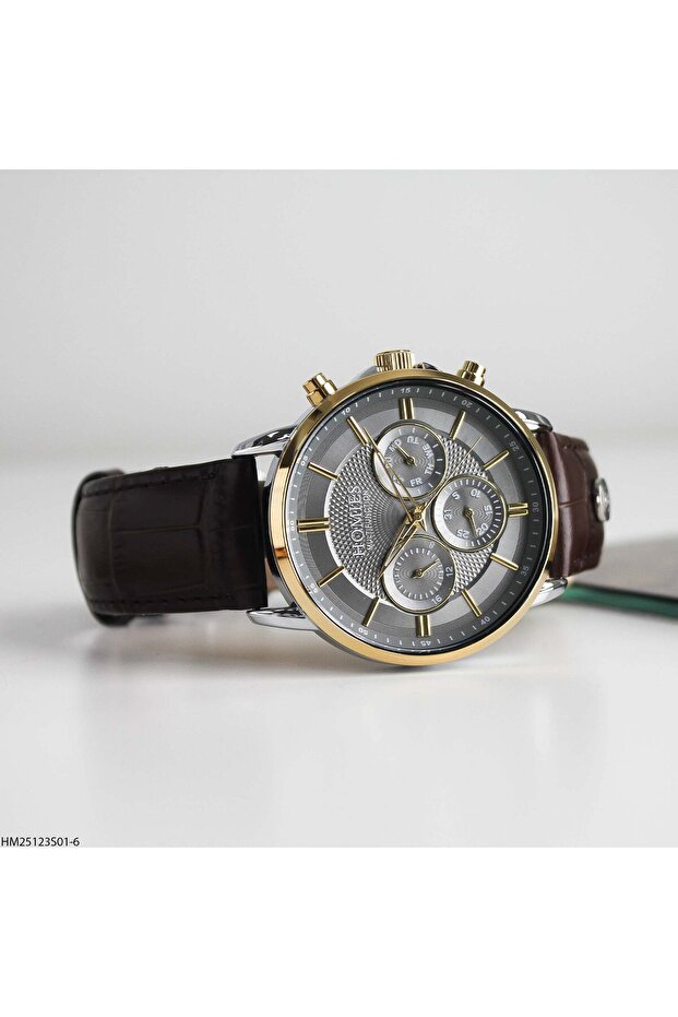 Hm25123S01-6 Leather Cord Men's Wristwatch