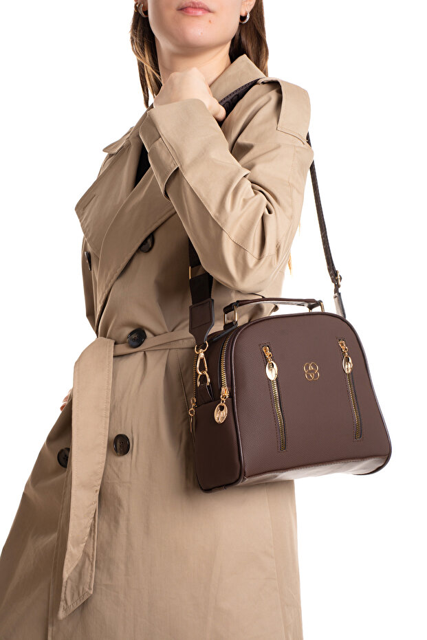 Women's Fabric Long-Strap Hand and Shoulder Bag