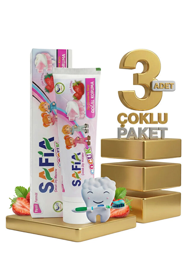 معجون أسنان للأطفال 3x60 مل
